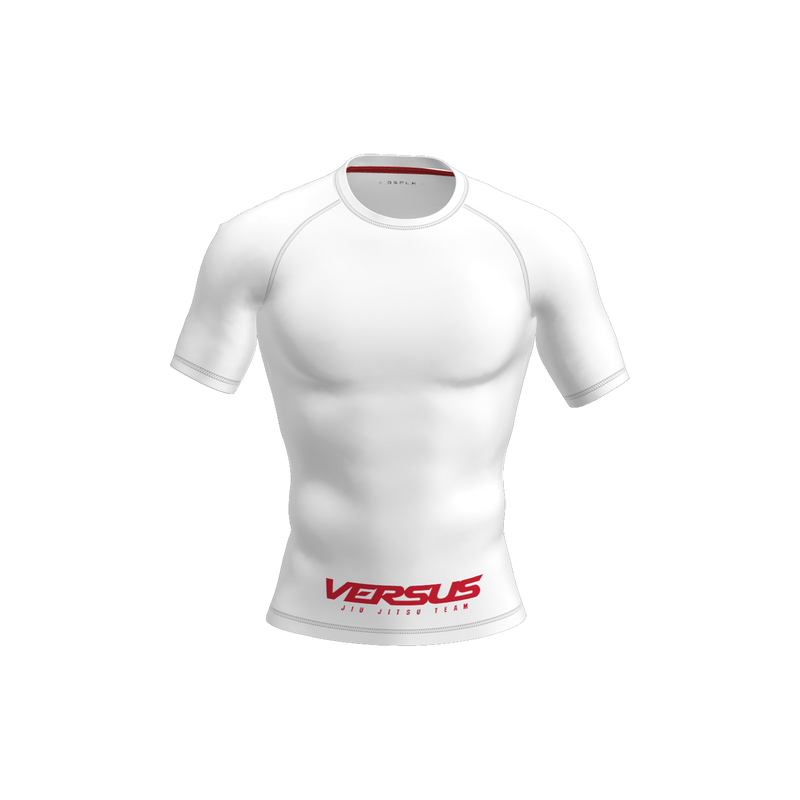 White Versus Short Sleeve Rashguard (Copy)